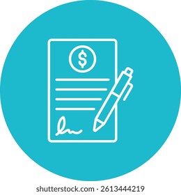 Agreement vector icon. Can be used for printing, mobile and web applications.