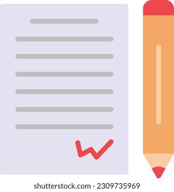 Agreement Vector Icon Flat Style