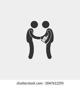 Agreement vector icon illustration sign
