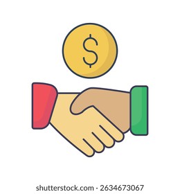 Contrato:Ícone de vetor que pode facilmente modificar ou editar

