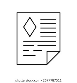 Icono del Vector del Acuerdo que puede modificar o editar fácilmente
