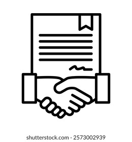 Agreements Icon Element For Design