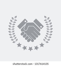 Agreemet handshake symbol icon