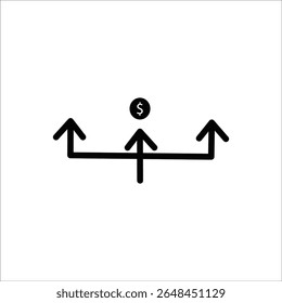 agresif expanse money. simple solid icon vector