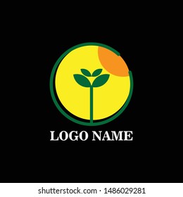 agribusiness logo template. Vector logo design template for business. Innovation sign.