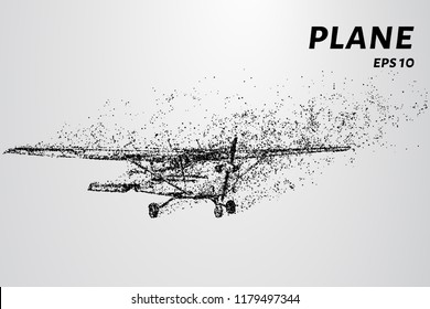 Agricultural aircraft of particles