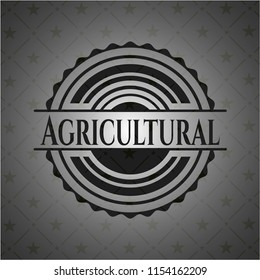 Agricultural black emblem