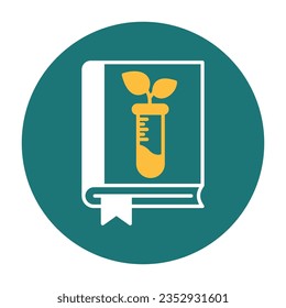 Agricultural book vector icon which can easily modify or edit

