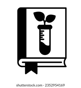 Agricultural book vector icon which can easily modify or edit

