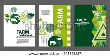 agricultural brochure layout design an example of a backdrop for cattle farm geometrical composition - Agriculture Brochure Templates Free agricultural brochure layout design an example of a backdrop for cattle farm geometrical composition - Agriculture Brochure Templates Free