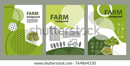 agricultural brochure layout design geometrical composition background for covers flyers banners - Agriculture Brochure Templates Free agricultural brochure layout design geometrical composition background for covers flyers banners - Agriculture Brochure Templates Free