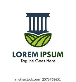 
agricultural building design logo template illustration