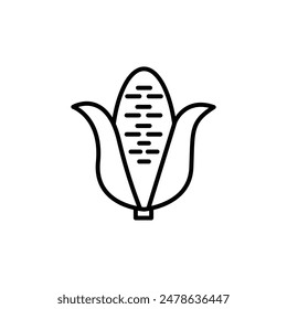 Agricultural Corn Icon Perfect for Farming and Crop Production