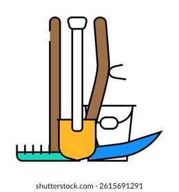 agricultural equipment line icon vector. agricultural equipment sign. isolated symbol illustration