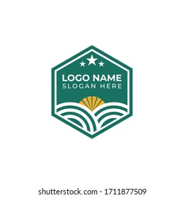 agricultural farm vintage logo design
