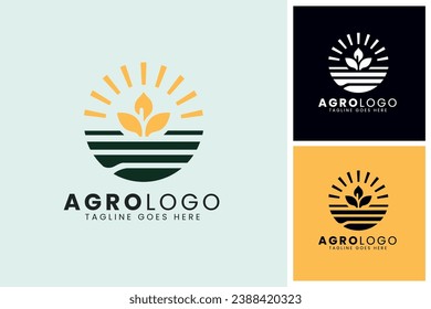 agricultural Farming logo design template