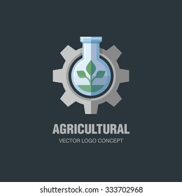 Logotipo de vectores industriales agrícolas