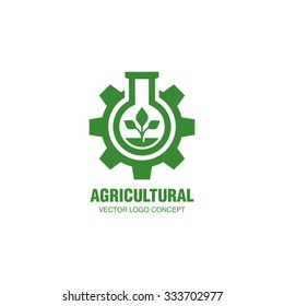 Agricultural Industrial Vector Logo