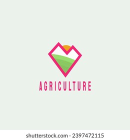 AGRICULTURAL LOGO CONCEPT, AGRICULTURAL LOGO WITH LINE
V SIMPLE