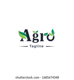 Agricultural logo Letter A & F Leaf Eco friendly foods and fertilizer A F logo alphabetical symbol  