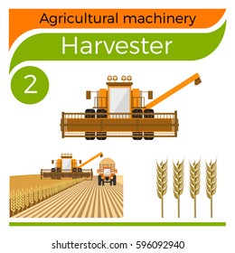 Agricultural machinery: combine harvester