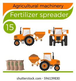 Agricultural machinery: fertilizer spreader