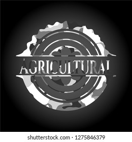 Agricultural on grey camo pattern