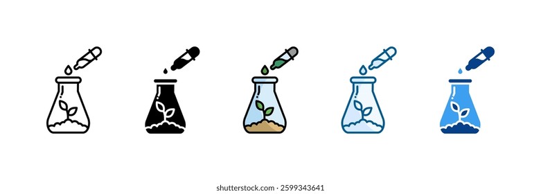 Agricultural Science Icon Set Multiple Style Collection