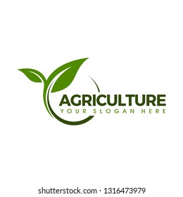 Agricultural seeds logo design template