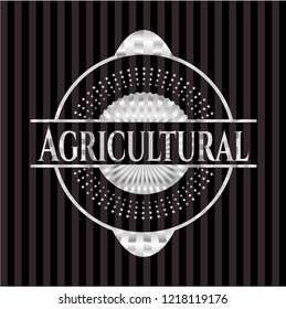Agricultural silver emblem