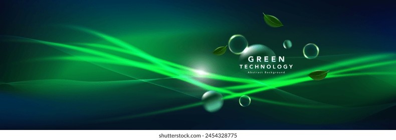 tecnología agrícola futurista y antecedentes de innovación. Plantas jóvenes o semillas en crecimiento.Cultivo o agricultura con tecnología agrícola.Abstractas experiencia tecnológica.Ilustración vectorial.