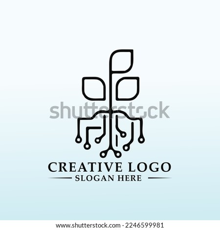 Agricultural Technology Logo design idea