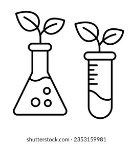 Icono de vector de prueba agrícola que puede fácilmente modificar o editar

