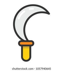 An agricultural tool called hand sickle