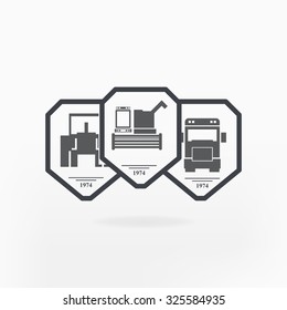 agricultural transport icon 
