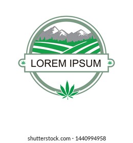agricultural vector design with a very modern classic retro style