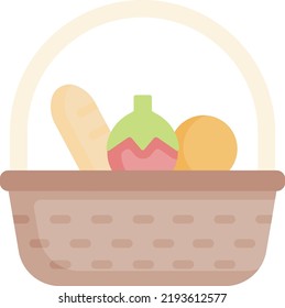 Agricultural vector icon  Vector isolated farm and countryside symbols