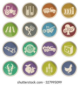 agricultural web icons