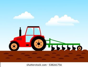 6,411 Tractor plowing Stock Vectors, Images & Vector Art | Shutterstock