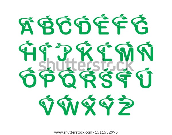 Agriculture Alphabet Logo Symbol Template Design Stock Vector Royalty Free 1511532995