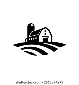 Agriculture bran black country farm logo 