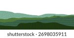 Agriculture collage background with ecological texture layout. Oriental decorative landscape banner design with pattern, grassland and rural scene. Organic farm texture for eco-friendly designs.