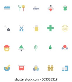 Agriculture Colored Vector Icons 3