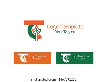Agriculture concept vector logo design template