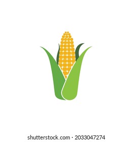 Agriculture corn vector icon design template