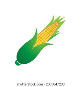 Agriculture corn vector icon design template