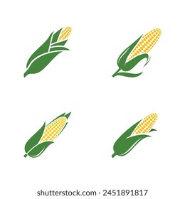 Landwirtschaft Mais Vektorgrafik Icon Design Vorlage