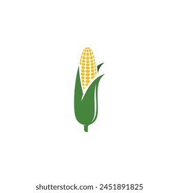 Agriculture corn vector icon design template