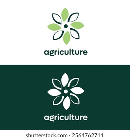 Agriculture creative logo elegant design