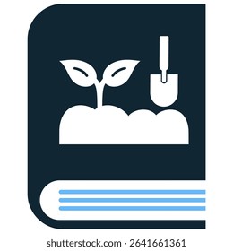 Agriculture education icon vector perfect for learning, research, and agricultural development. Ideal for illustrating farming schools, agritech training, and sustainable food production knowledge.